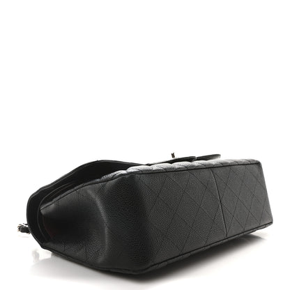 Chanel Caviar Quilted Jumbo Double Flap Black 4 of 11