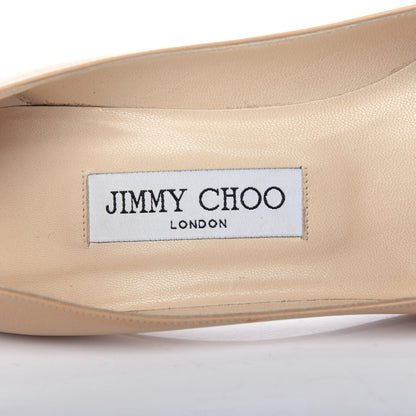 Jimmy Choo Kid Agnes 85 Heels 36.5 Nude 8 of 10