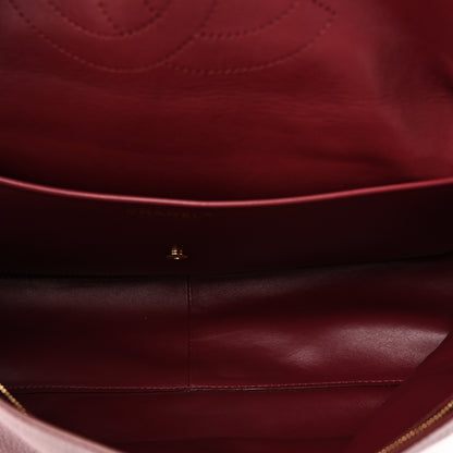 Chanel Grained Calfskin Souplissimo Maxi Flap Burgundy 5 of 11