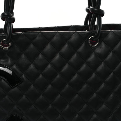 Chanel Calfskin Quilted Large Cambon Tote Black 8 of 12
