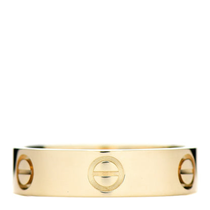 Cartier 18K Yellow Gold 5.5mm LOVE Ring 60 9.25 1 of 4