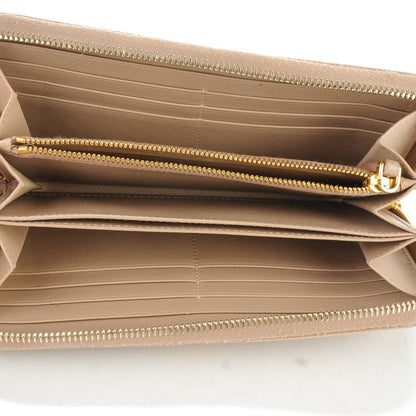 Prada Saffiano Metal Zip Around Wallet Cammeo 5 of 11