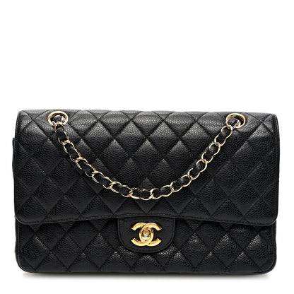 Chanel Caviar Quilted Medium Double Flap Black 1 of 10