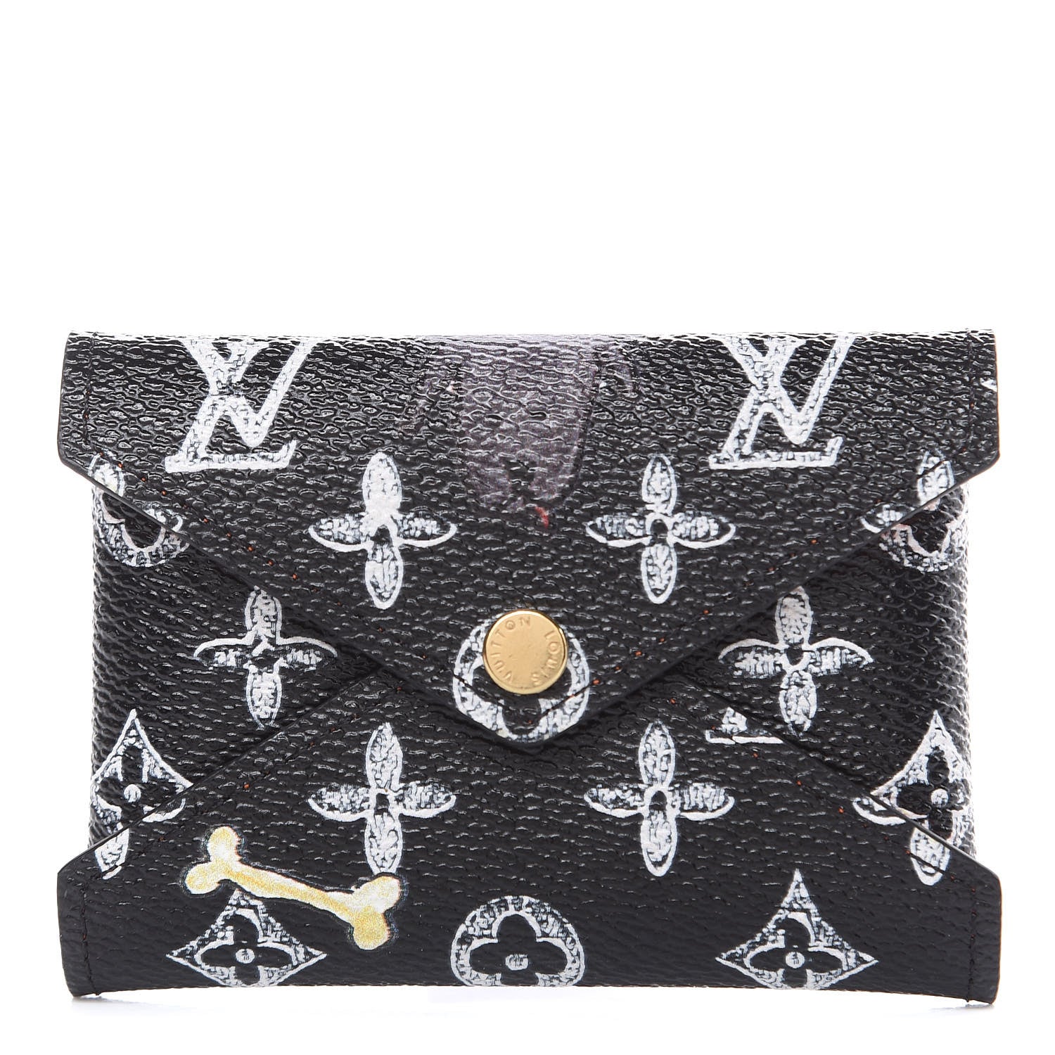 Louis Vuitton Catogram Small Kirigami Pochette Insert Black White 1 of 7