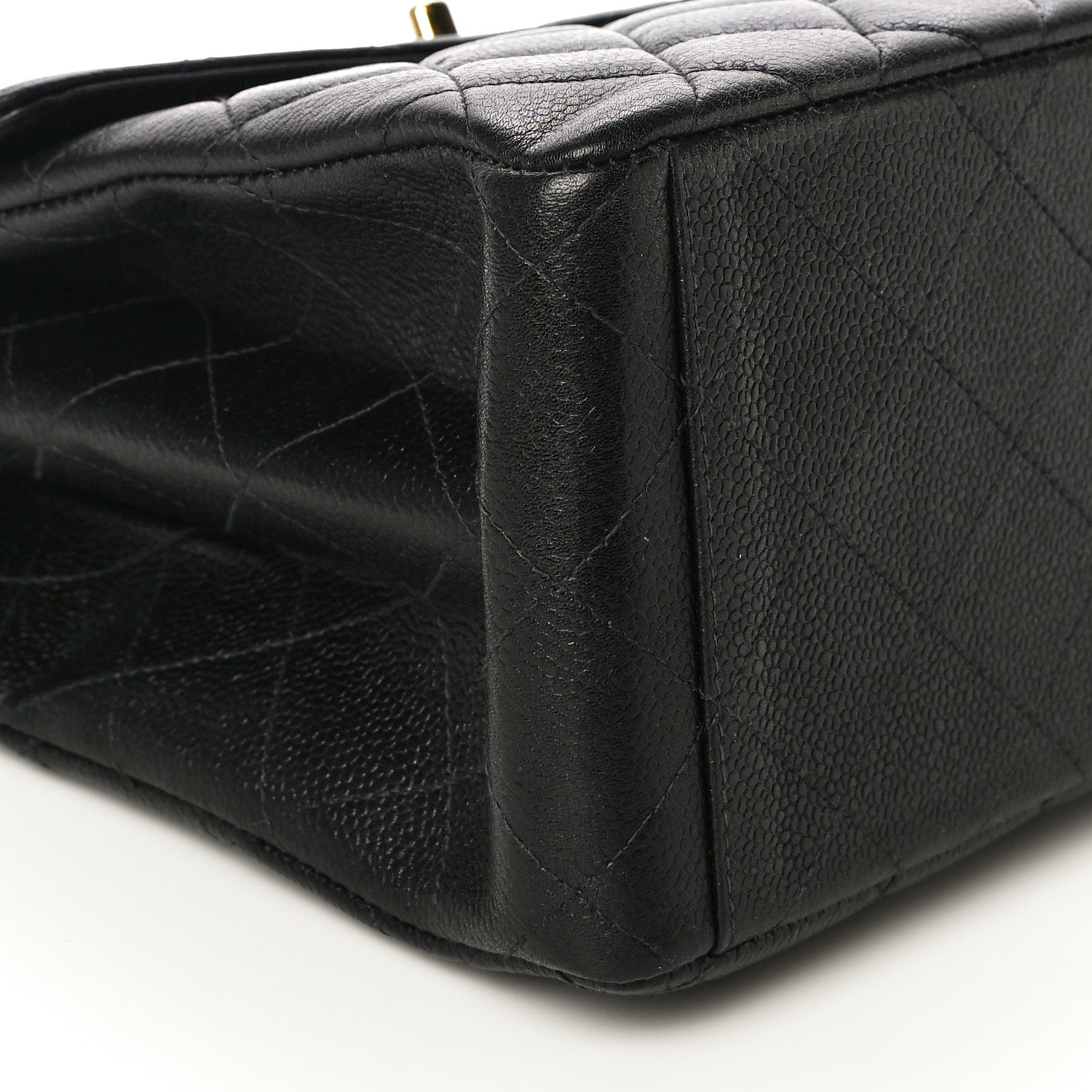 Chanel Caviar Quilted Jumbo Kelly Flap Black 4 of 12