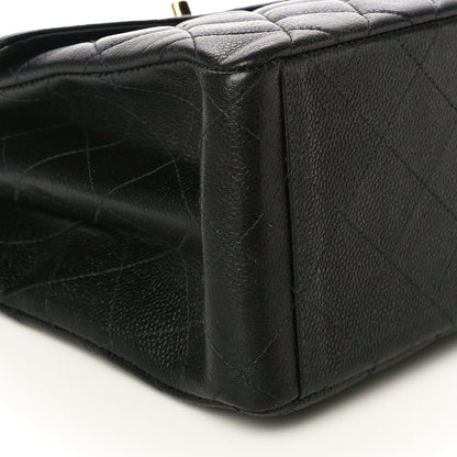 Chanel Caviar Quilted Jumbo Kelly Flap Black 4 of 12