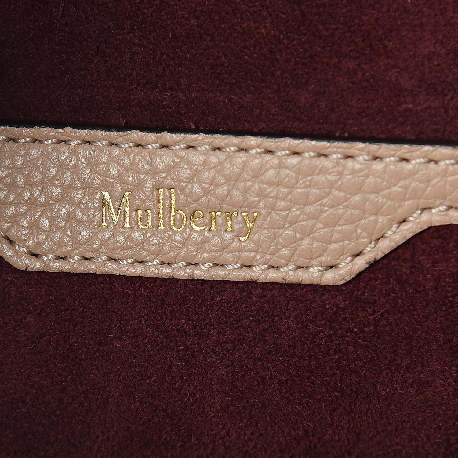 Mulberry Small Classic Grain Calfskin Amberley Satchel Rosewater 6 of 9
