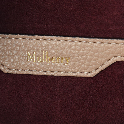 Mulberry Small Classic Grain Calfskin Amberley Satchel Rosewater 6 of 9