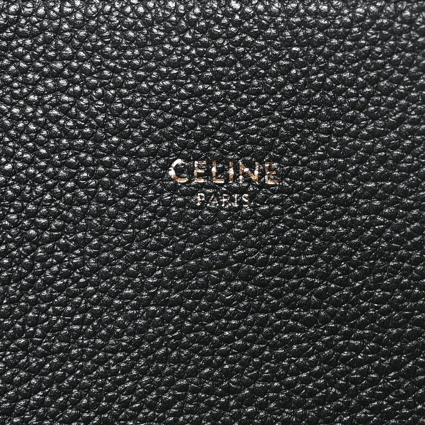 Soft Grained Calfskin Small Belt Cabas Phantom Black