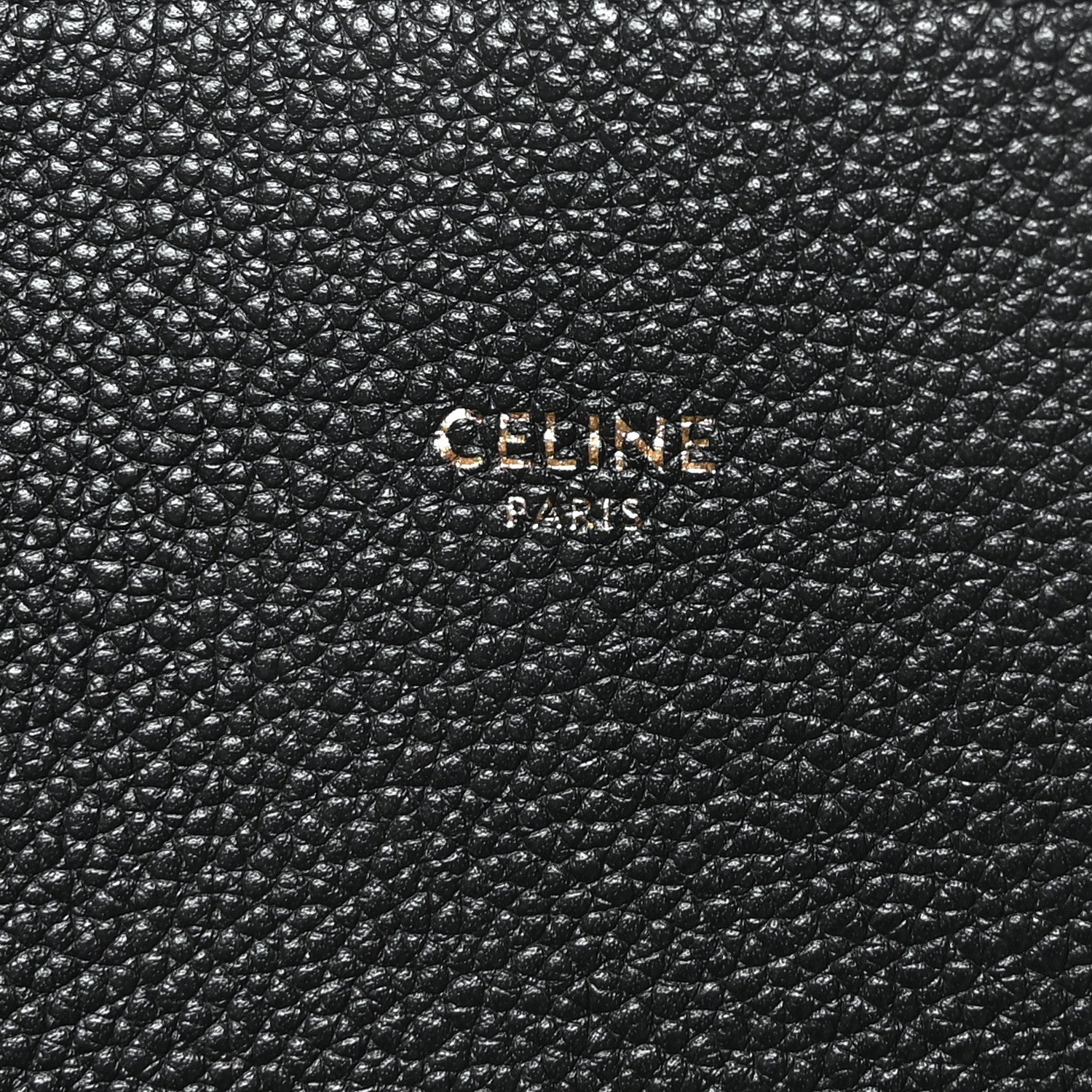 Celine Soft Grained Calfskin Small Belt Cabas Phantom Black 6 of 10
