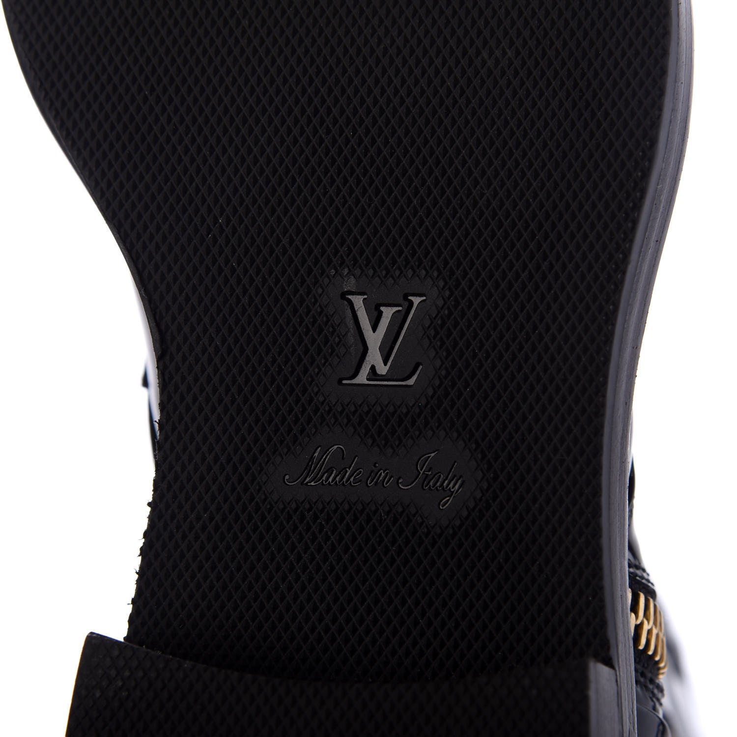 Louis Vuitton Patent Calfskin Monogram Macadam Ranger Combat Boots 36 Black 8 of 9