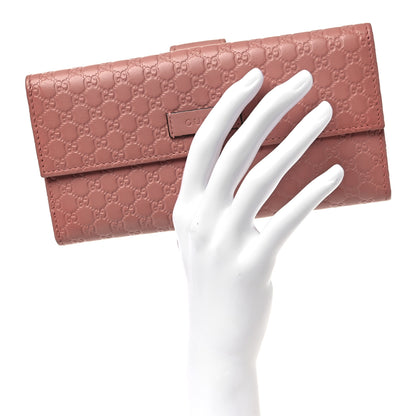 Gucci Microguccissima Continental Flap Wallet Soft Pink 2 of 8