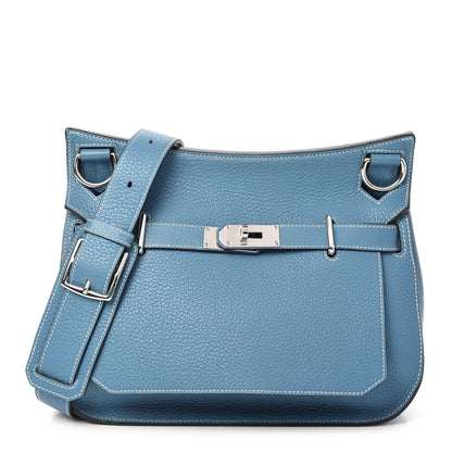 Hermes Taurillon Clemence Jypsiere 31 Blue Jean 1 of 9