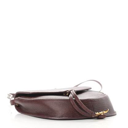 Saint Laurent Lizard Small Datcha Satchel Bag Brown 4 of 12