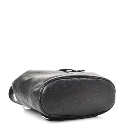 Gucci Pebbled Calfskin Small Soho Drawstring Backpack Black 4 of 7