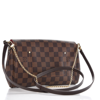 Louis Vuitton Damier Ebene Favorite MM 3 of 9