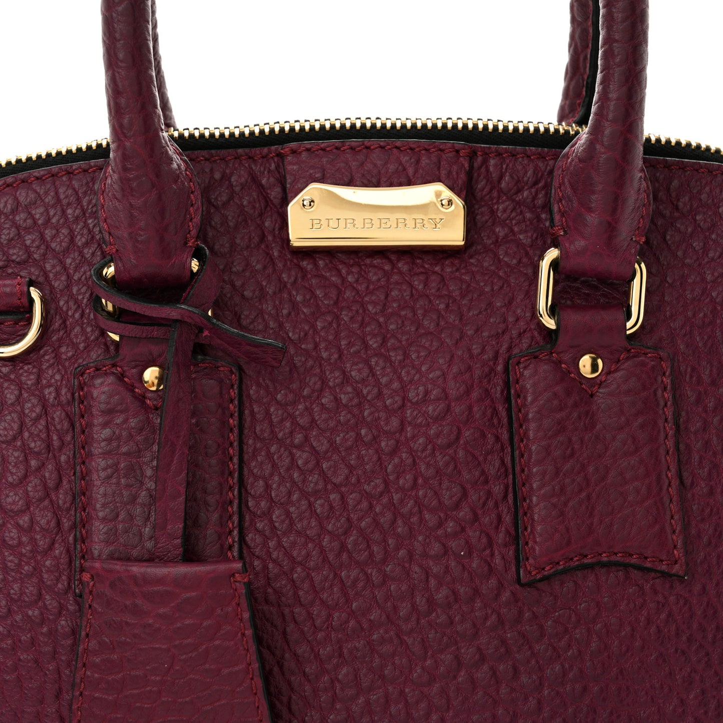 Heritage Grain Small Orchard Bowling Bag Damson Magenta