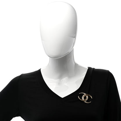 Chanel Baguette Crystal Dubai CC Brooch Gold 2 of 4