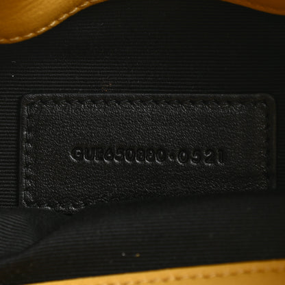Saint Laurent Lambskin Monogram Loulou Puffer Pouch Clutch Yellow 7 of 8
