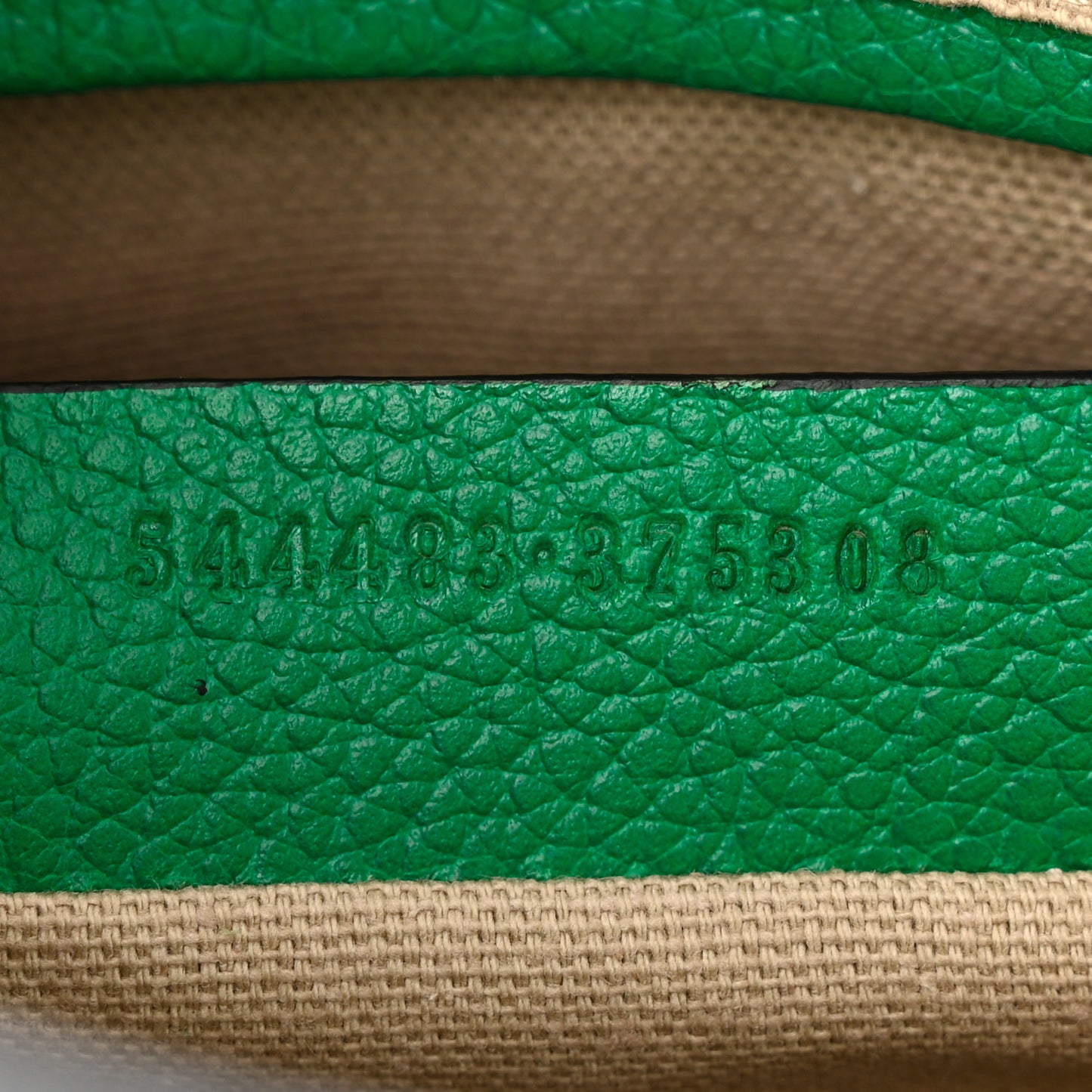 Pebbled Calfskin Mini Padlock Tote Emerald