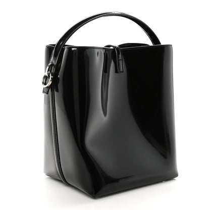 Saint Laurent Patent Calfskin Le 37 Bucket Bag Black 4 of 9