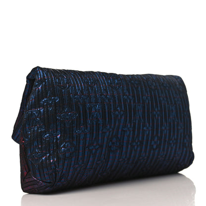 Louis Vuitton Jacquard Quilted Monogram Altair Clutch Marine 4 of 10