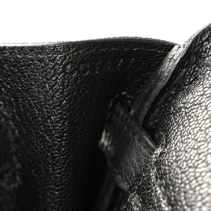 Hermes Togo Birkin 25 Black 7 of 12