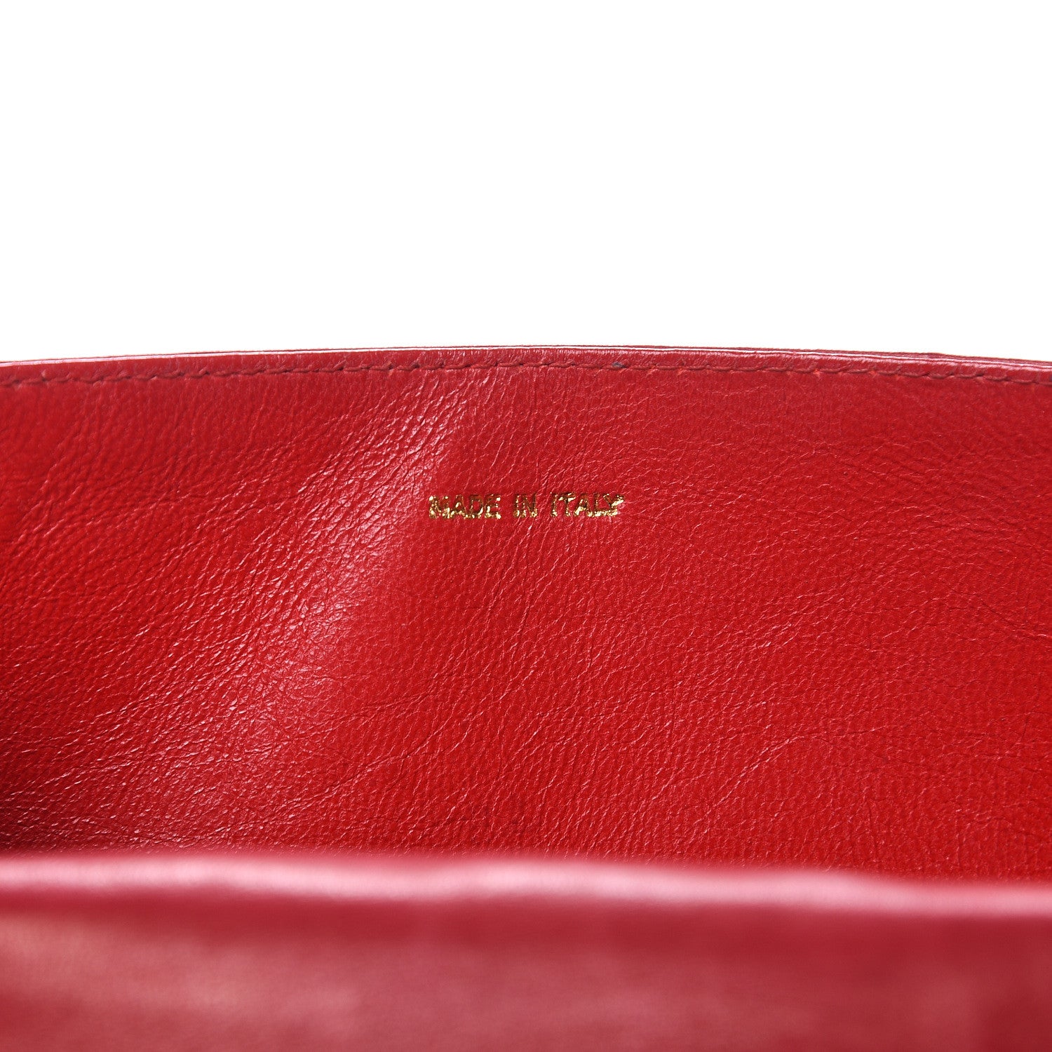 Chanel Lambskin Quilted CC Small Single Flap Red 7 of 22
