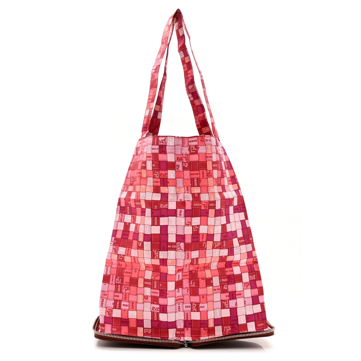 Buffle Silky Bolduc Au Carre Pop Shopper Tote Rouge H