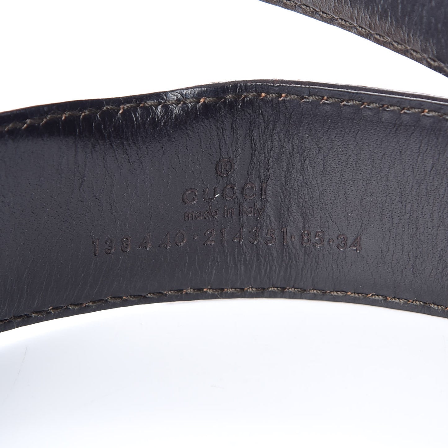 Ostrich G Buckle Belt 85 34 Tan