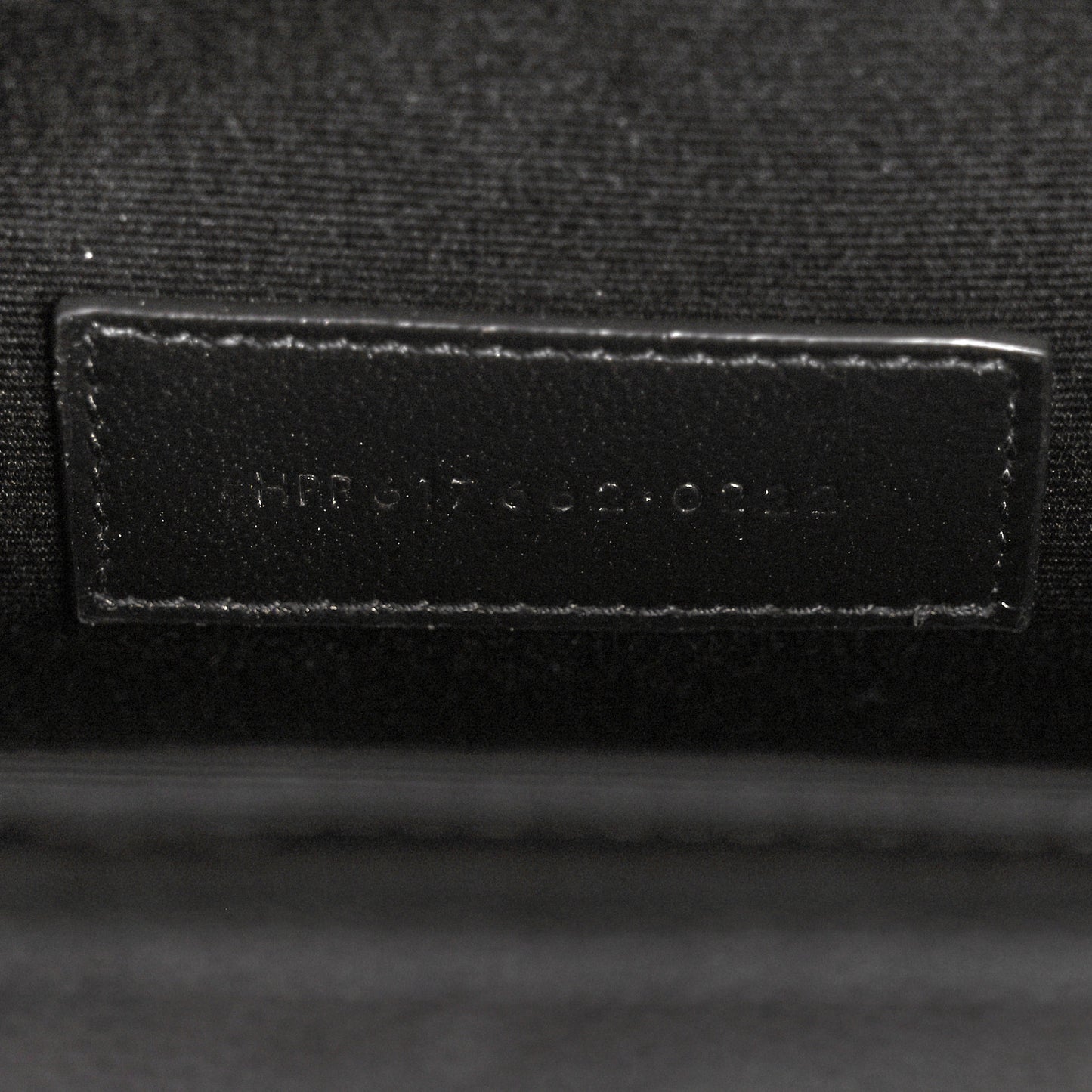 Grain De Poudre Matelasse Chevron Monogram Envelope Clutch Black