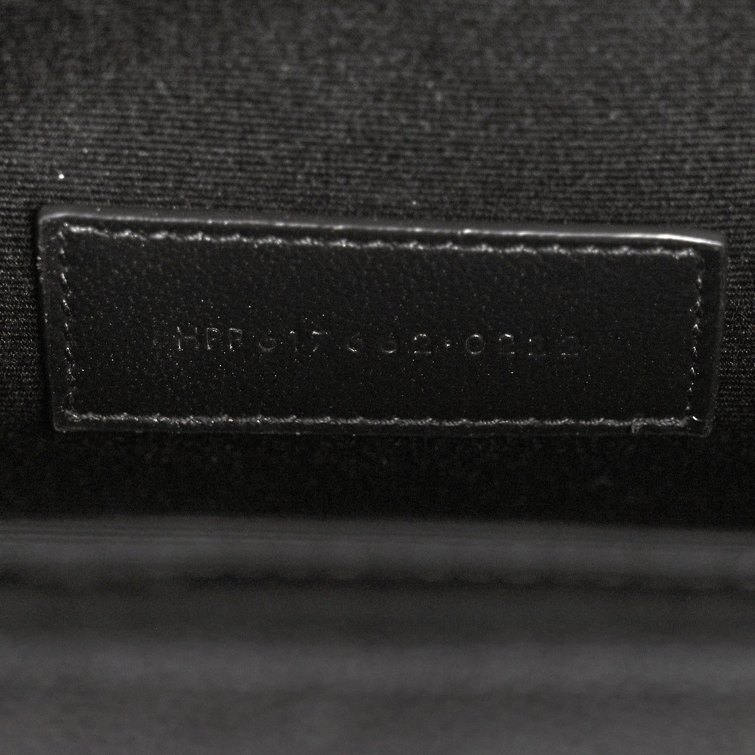 Saint Laurent Grain De Poudre Matelasse Chevron Monogram Envelope Clutch Black 9 of 11
