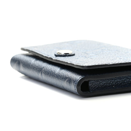 Louis Vuitton Metallic Monogram Business Card Holder Navy Nacre 8 of 8