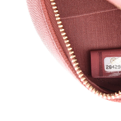 Chanel Caviar Quilted Round Filigree Crossbody Pink 6 of 8