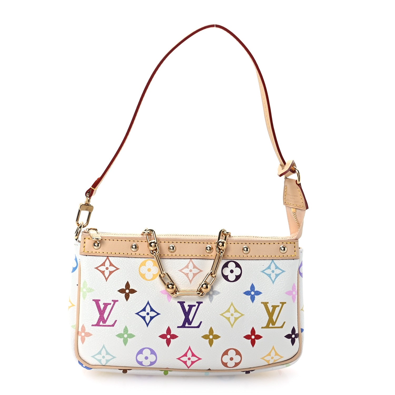 Louis Vuitton LV X TM Monogram Multicolor Pochette Accessories White 1 of 9