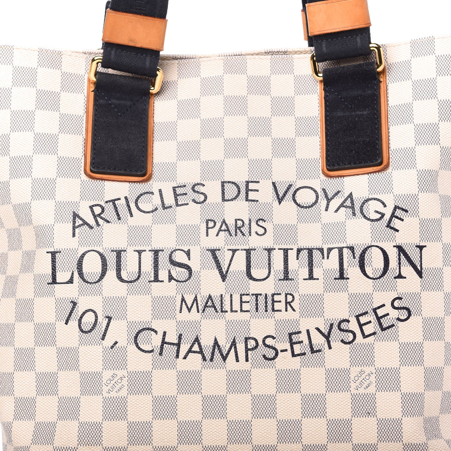 Damier Azur Beach Cabas PM