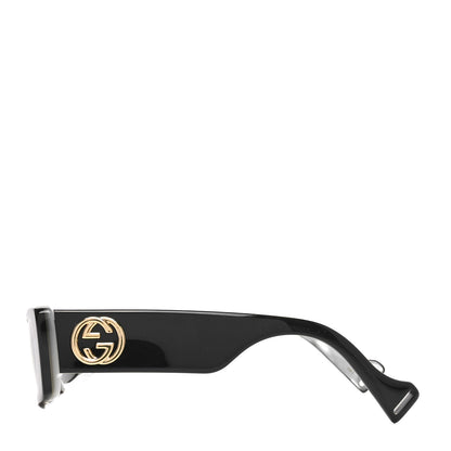 Gucci Acetate Rectangular Sunglasses GG0516S Black 3 of 7