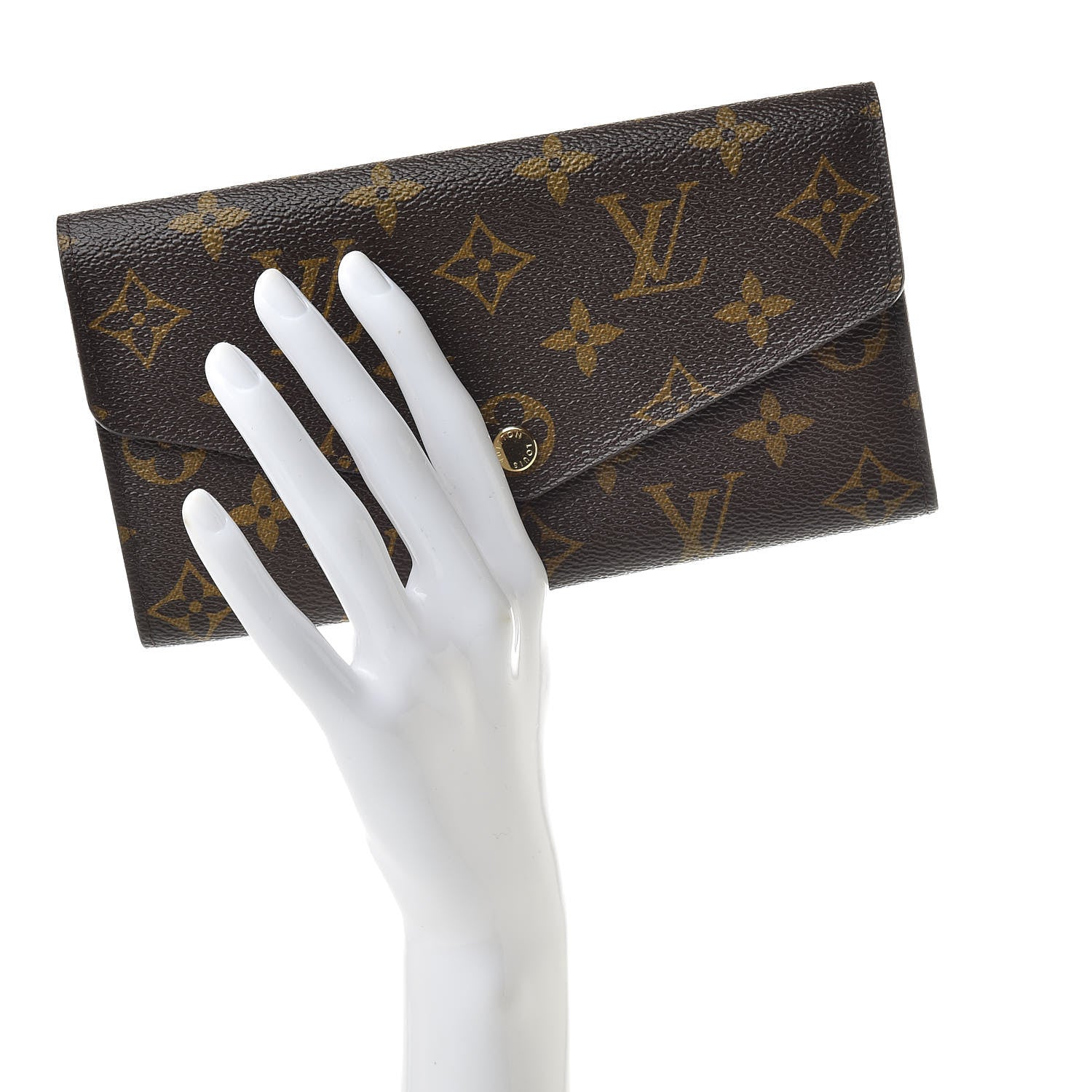 Louis Vuitton Monogram Sarah Wallet NM 2 of 8