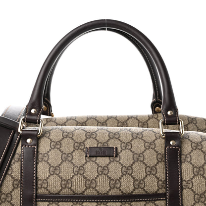 Gucci GG Plus Monogram Boston Carry On Duffle Bag Brown 7 of 20