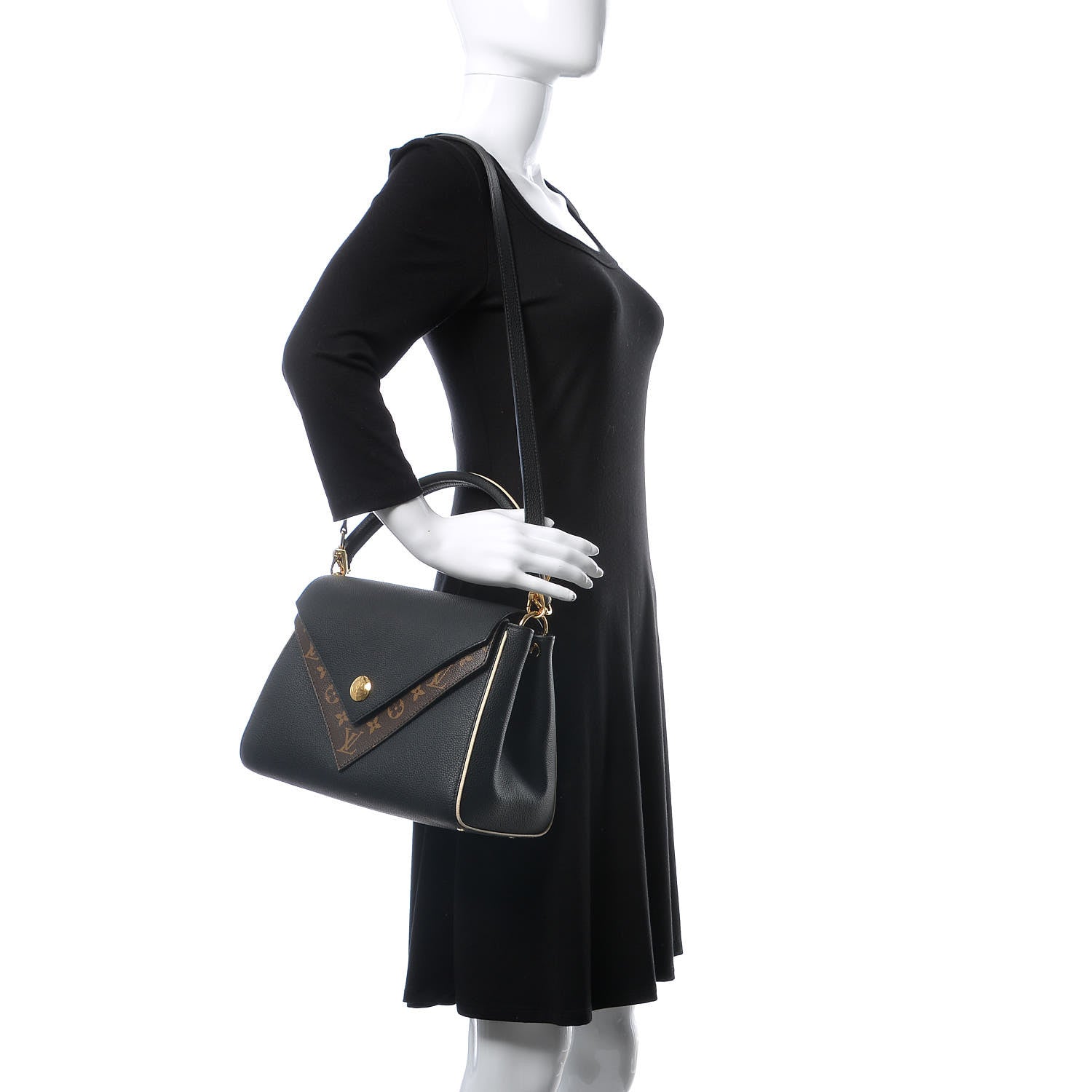 Louis Vuitton Monogram Double V Black 3 of 13