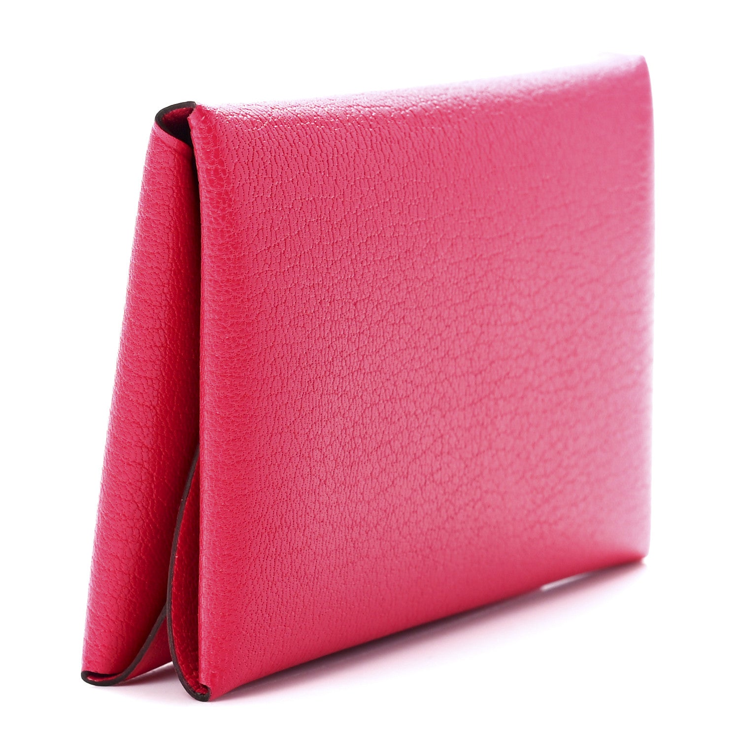 Hermes Chevre Chamkila Calvi Duo Card Case Rose Extreme 3 of 12
