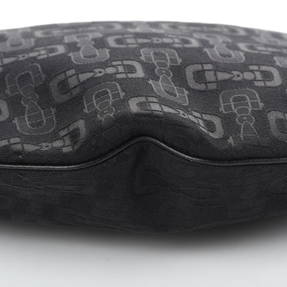 Gucci Canvas Horsebit Glam Hobo Black 11 of 11