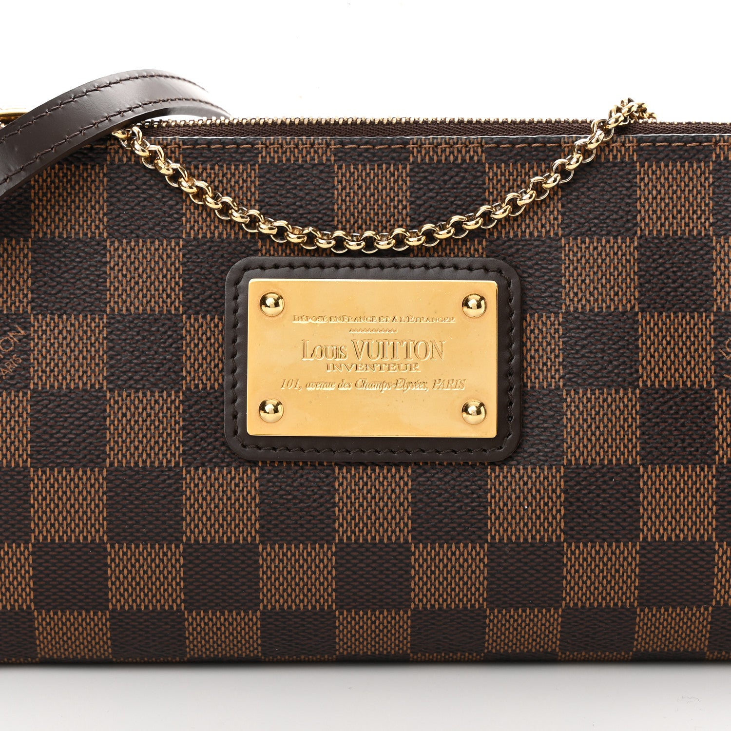 Louis Vuitton Damier Ebene Eva Clutch 8 of 12