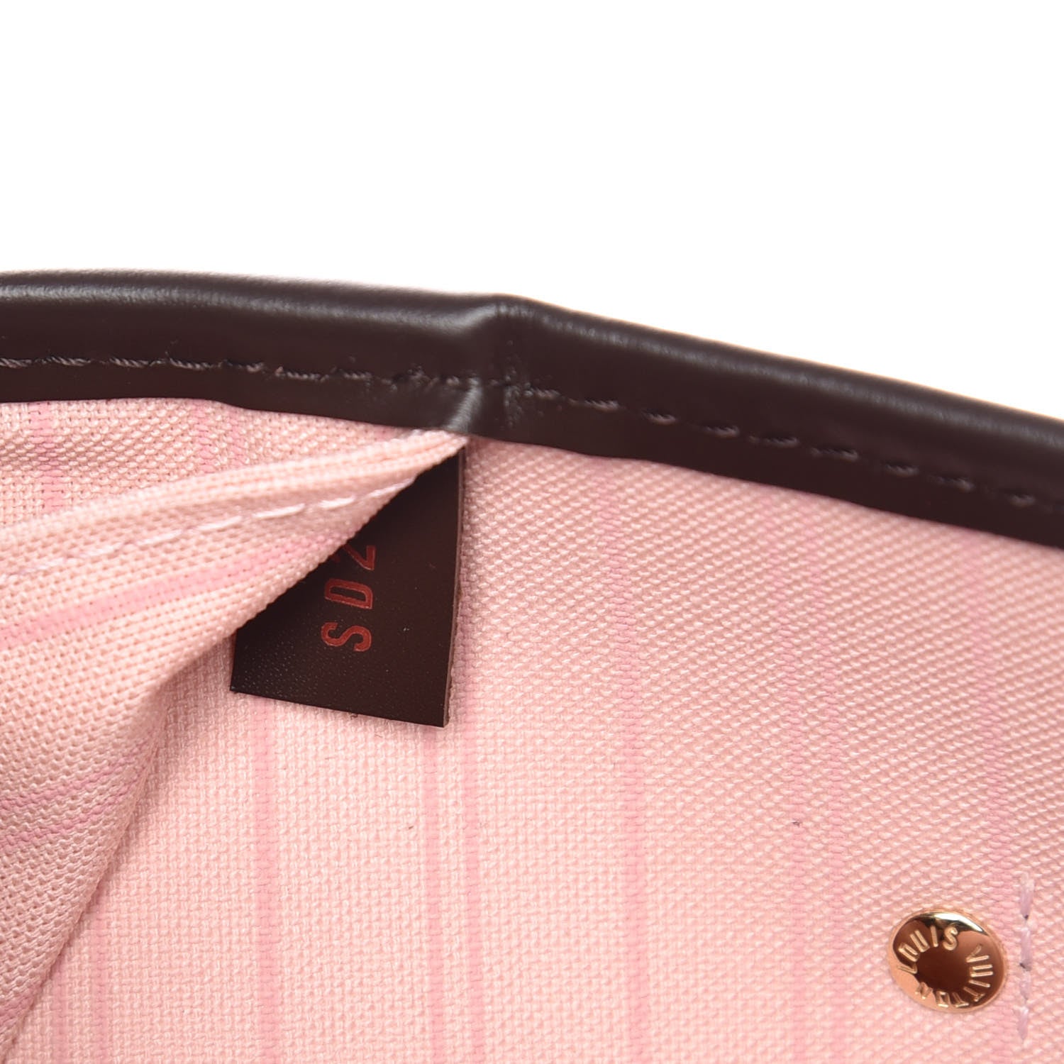 Louis Vuitton Damier Ebene Neo Neverfull MM Rose Ballerine 9 of 17