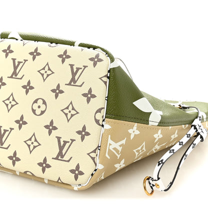 Louis Vuitton Monogram Giant Neverfull MM Kaki 10 of 10