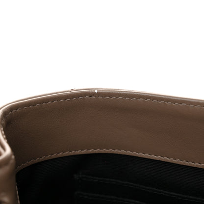 Saint Laurent Calfskin Y Quilted Monogram Toy Loulou Crossbody Bag Dark Beige 12 of 13