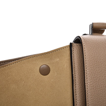 Celine Drummed Calfskin Suede Medium Trapeze Dune 10 of 10