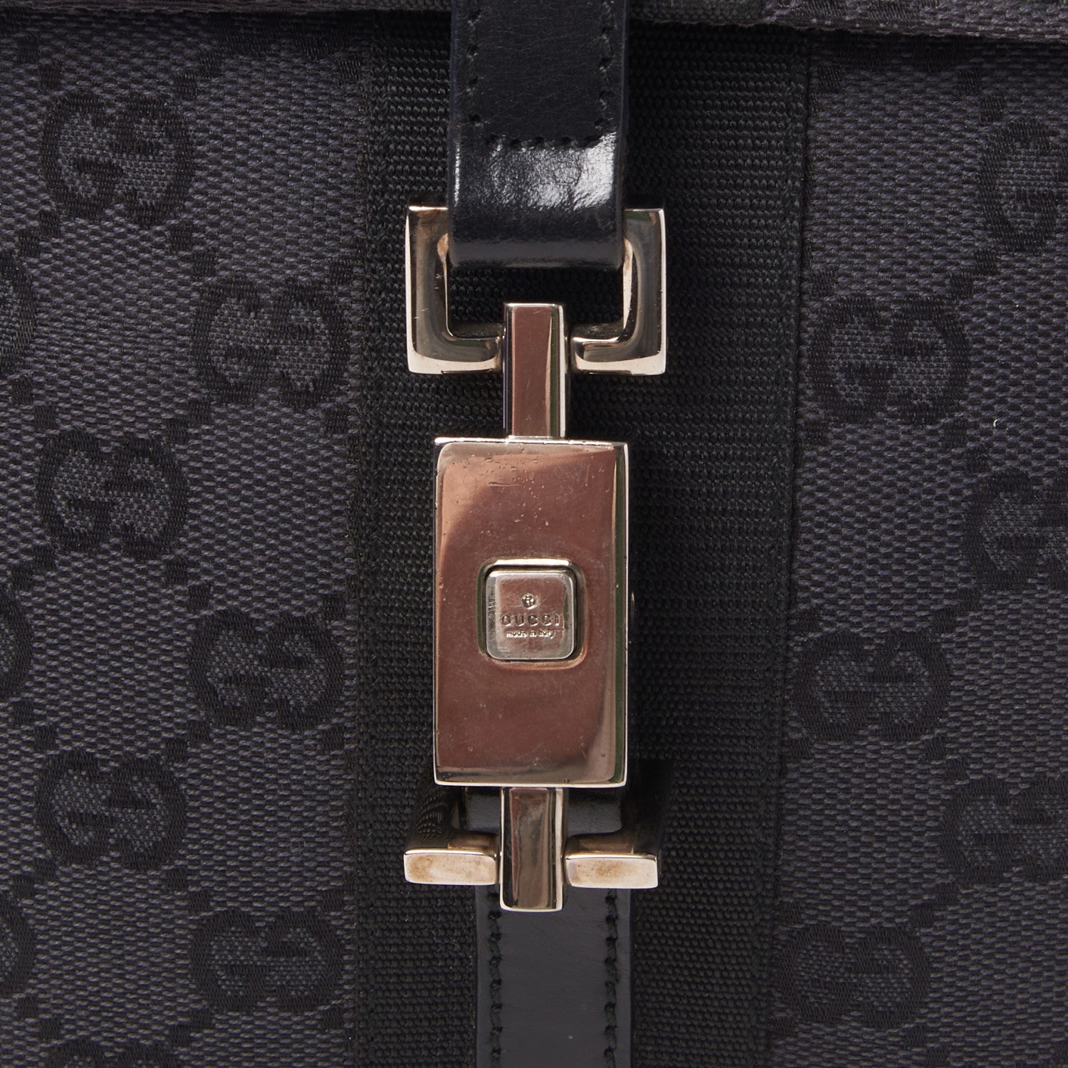 Gucci Monogram Small Backpack Black 7 of 9