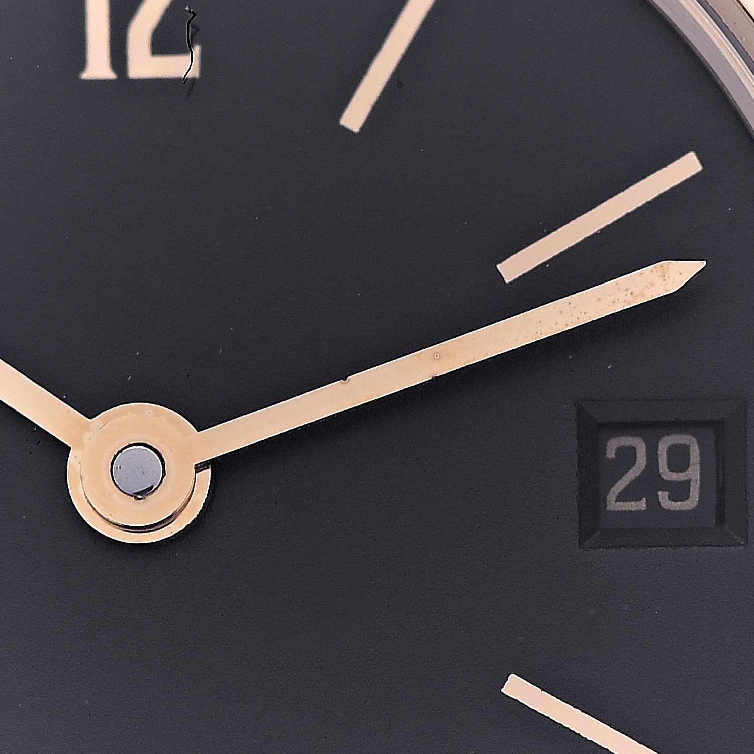 Bulgari 18K Yellow Gold Calfskin 26mm Quartz Watch Black 10 of 11