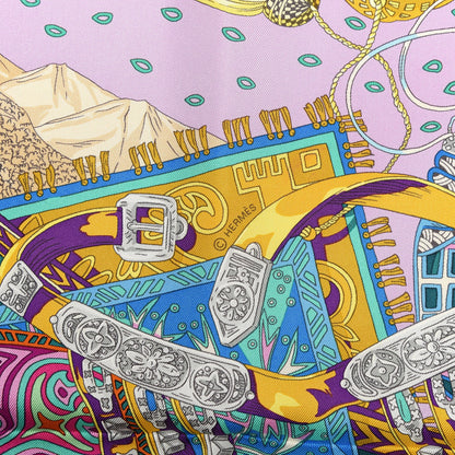 Hermes Silk Cavaliers du Caucase Scarf 90 4 of 4
